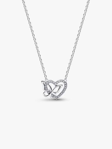 Collana Cuore e Farfalla