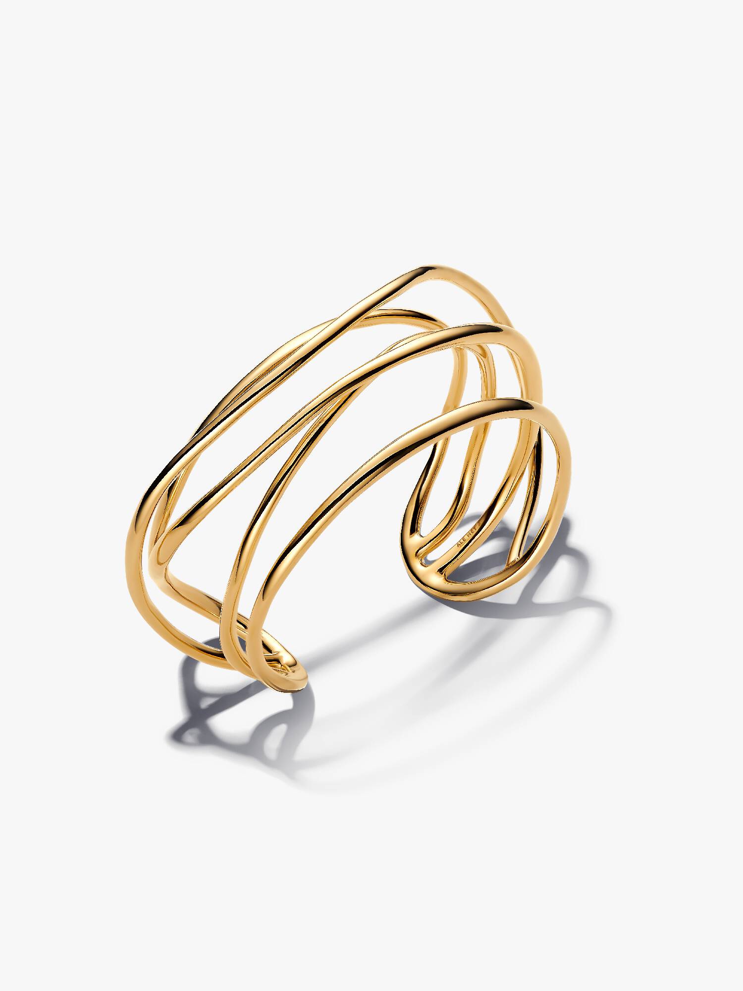 Bracciale Aperto Linee Sinuose