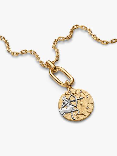 Charm Medallion XL Sagittario "Vivere Est Audere"
