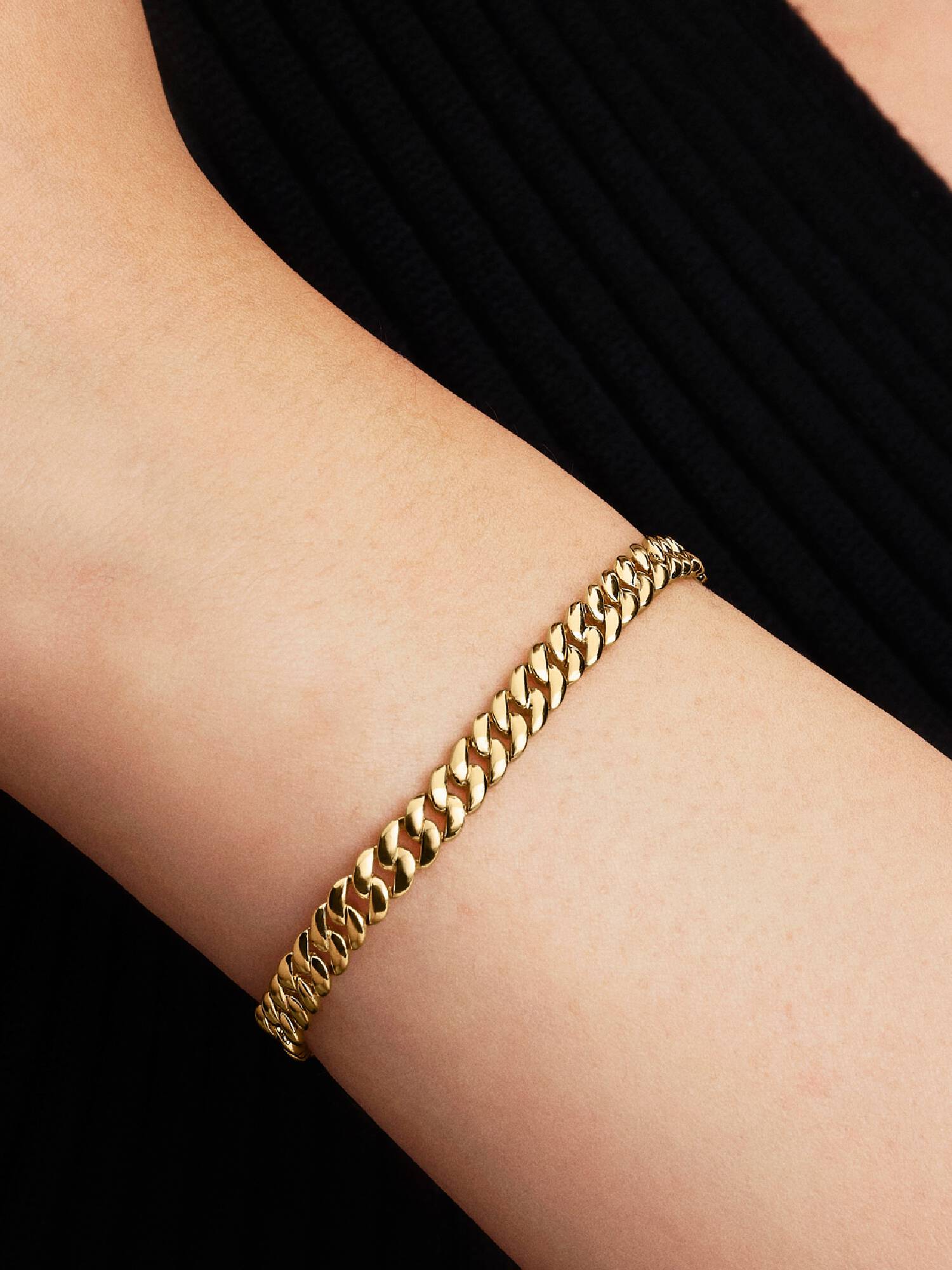 Bracciale Catena Maglia Cubana