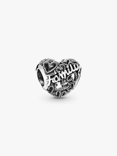 Charm Openwork Cuore della Famiglia