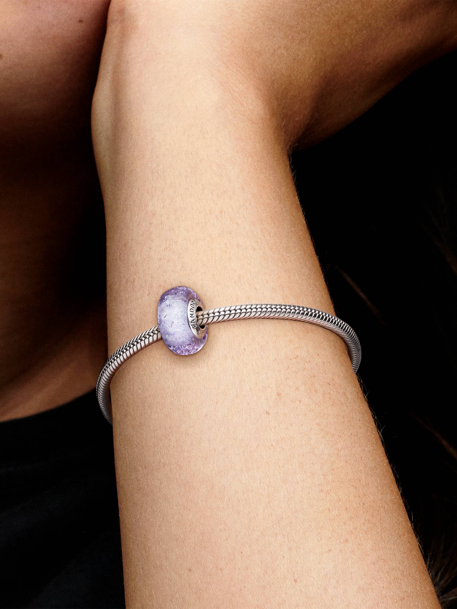 Charm Vetro di Murano Lavanda