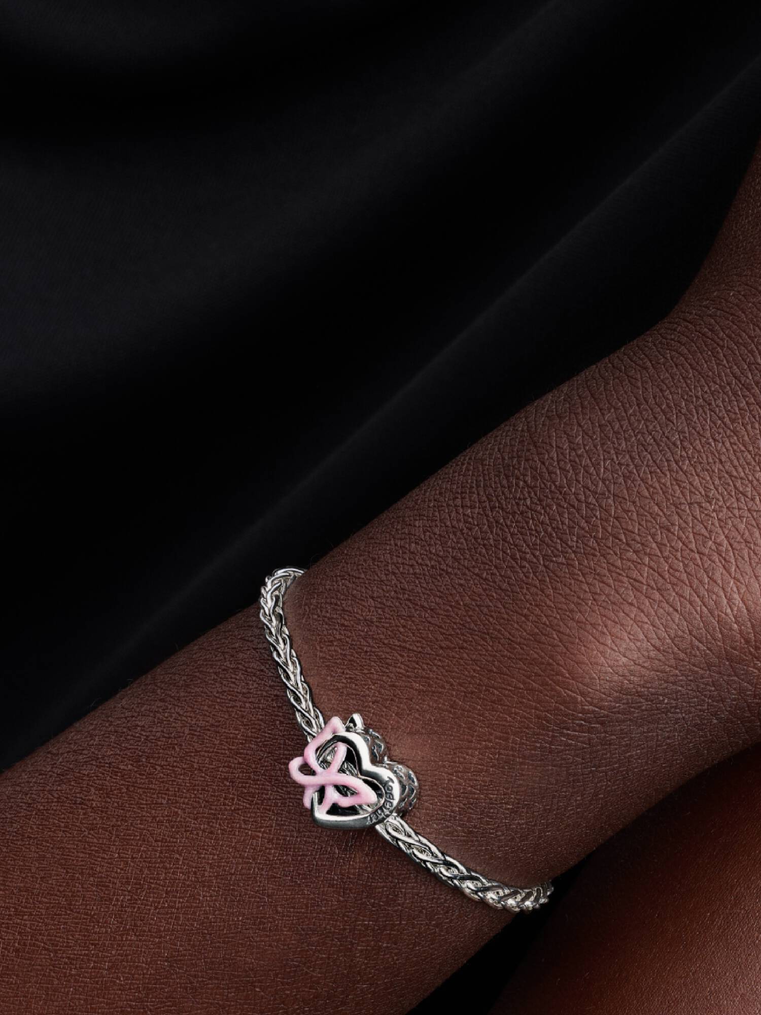 Charm Openwork Cuore e Farfalla
