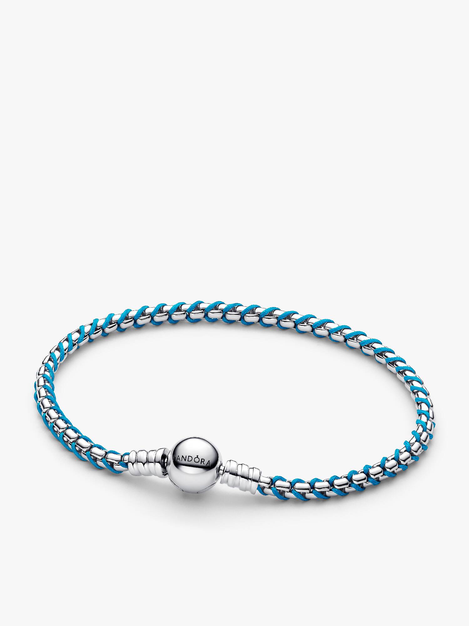 Bracciale Intreccio Tessuto Turchese