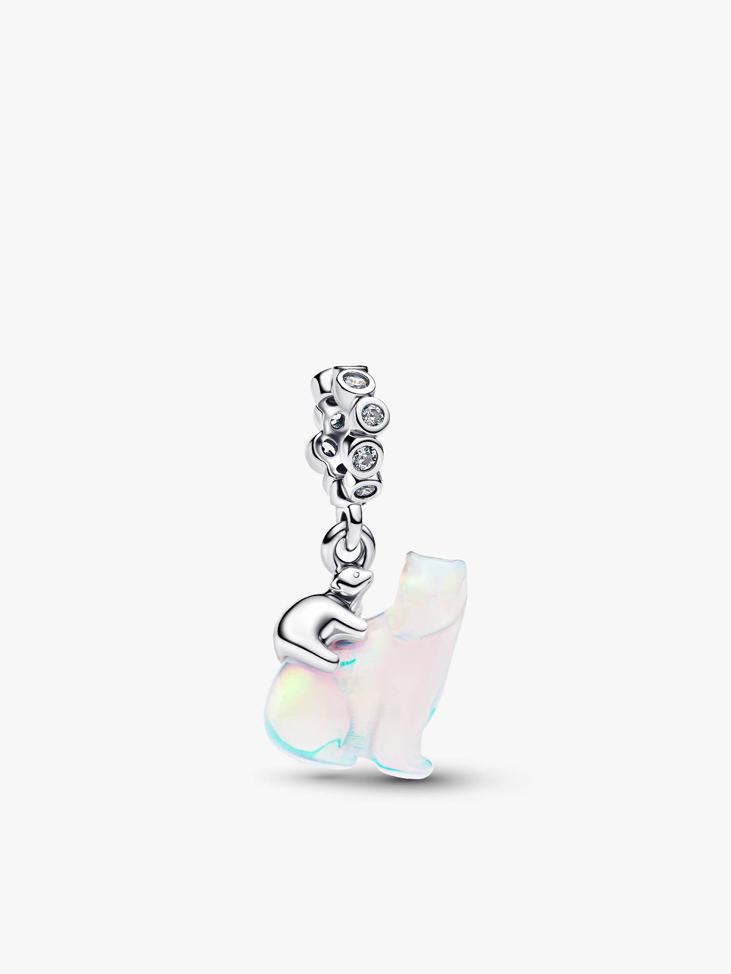 Charm Pendente Orso Polare Mamma e Cucciolo