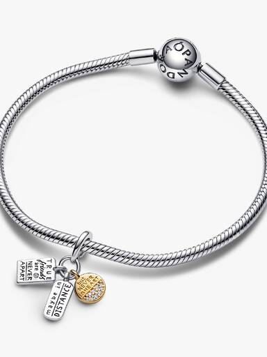 Charm Pendente Messaggi di Amicizia