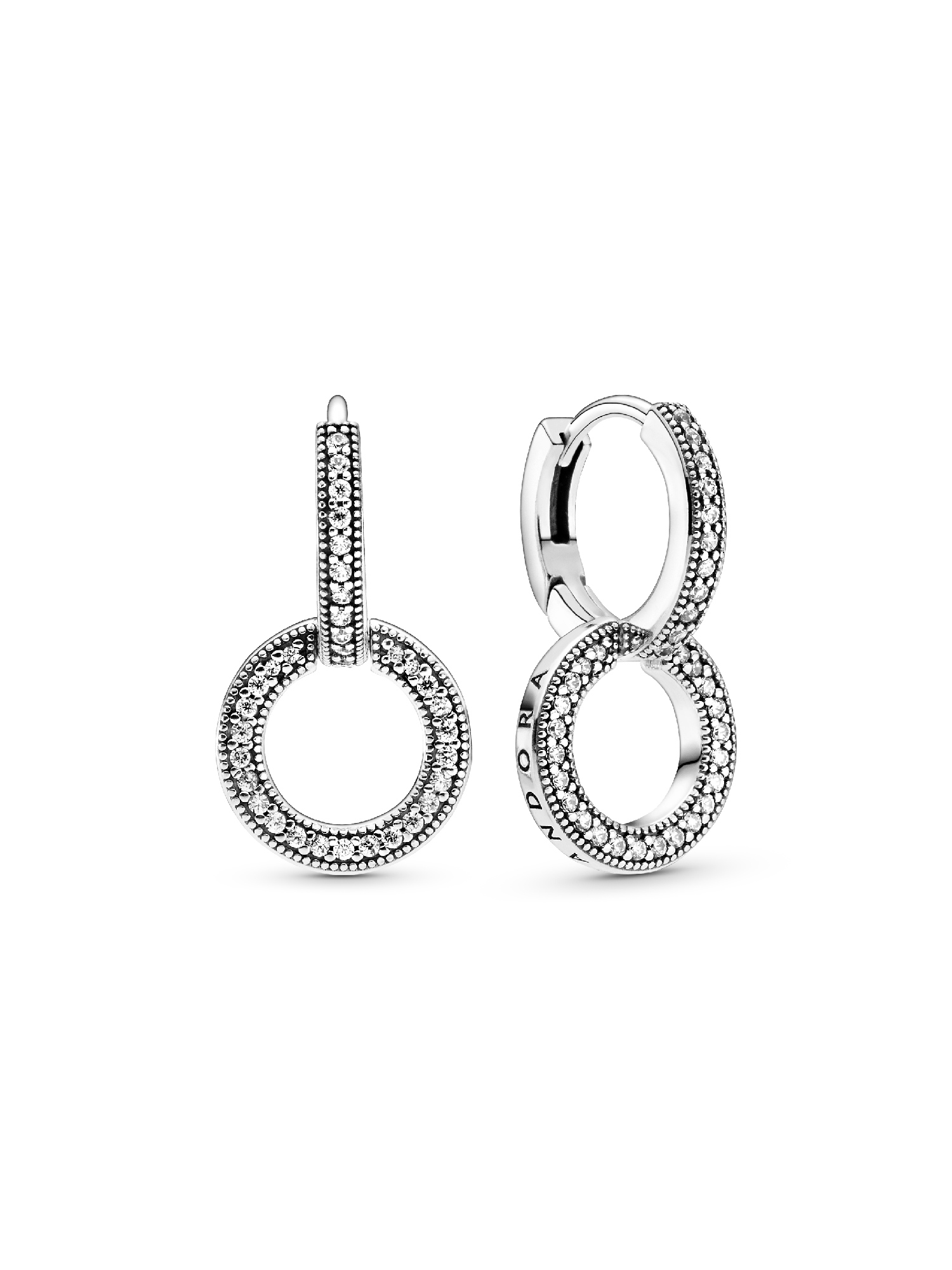 Tuscany Silver Orecchini A Doppio Cerchio – Argento Sterling 925 Riciclato – Ipoallergenici, In Confezione Regalo