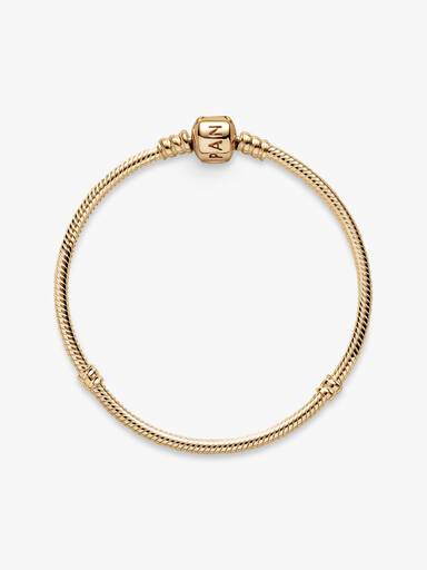 Bracciale Moments con Chiusura a Barile in Oro 14k