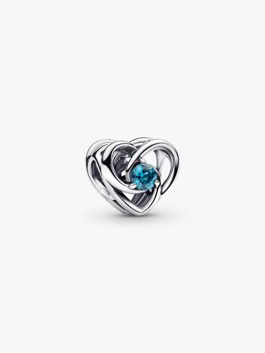 Charm Cuore Eterno Blu Pandora