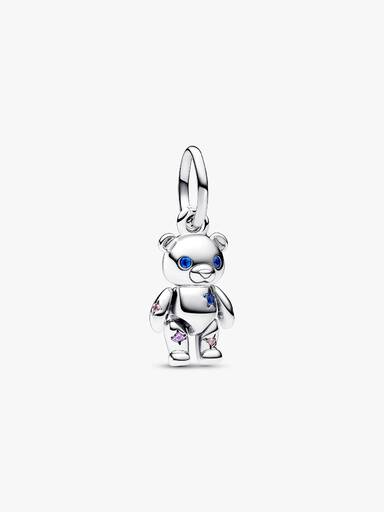 Charm Pendente Orsetto Teddy con Zampe Mobili
