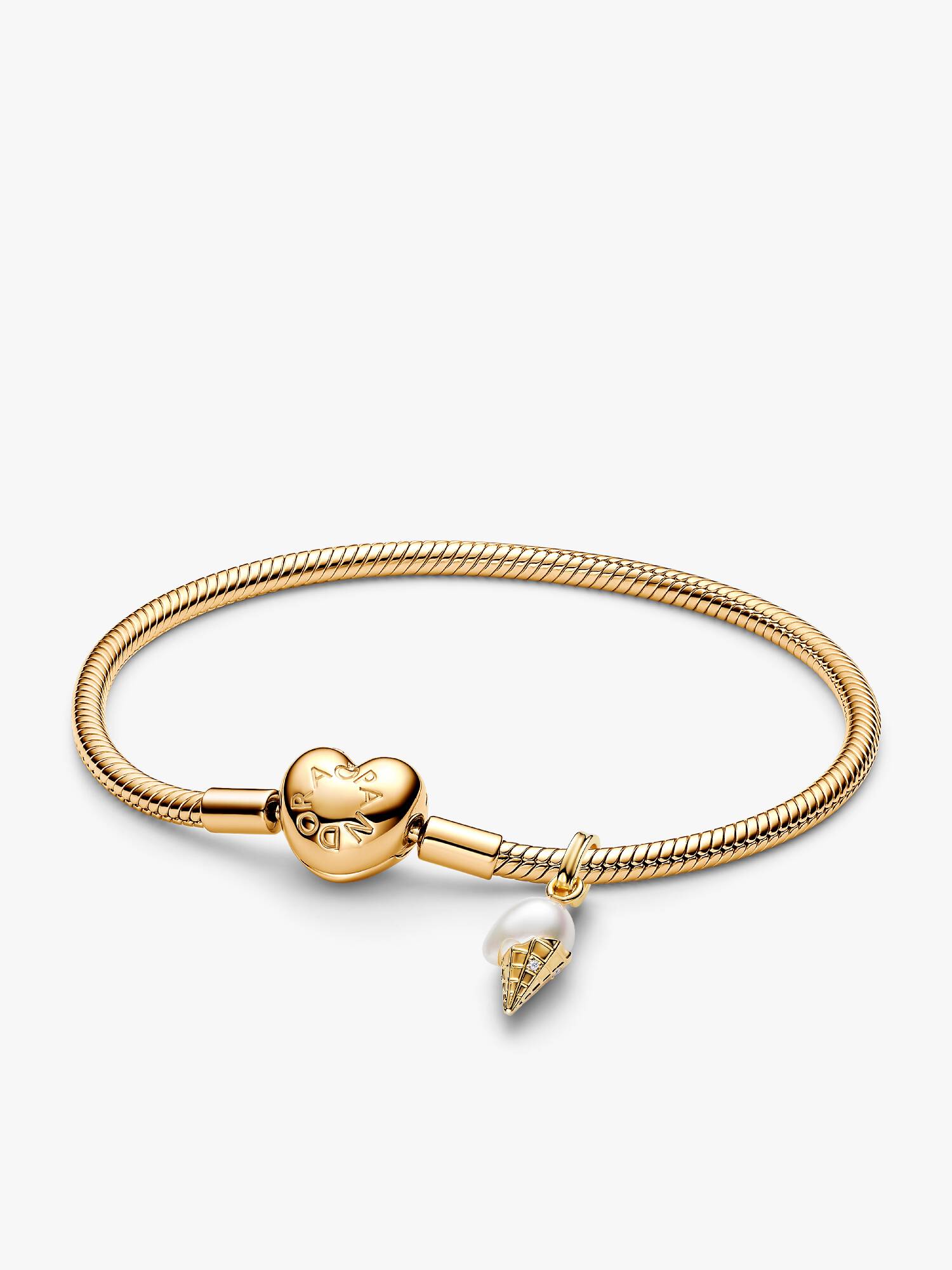 Set Bracciale e Cono Gelato con Perla Barocca d’Acqua Dolce Coltivata