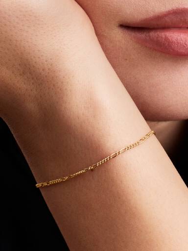 Bracciale Era in oro 14k Catenina Figaro