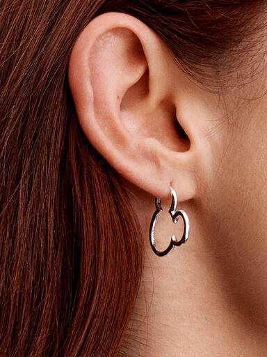 Disney, Orecchini a Cerchio Mickey Mouse