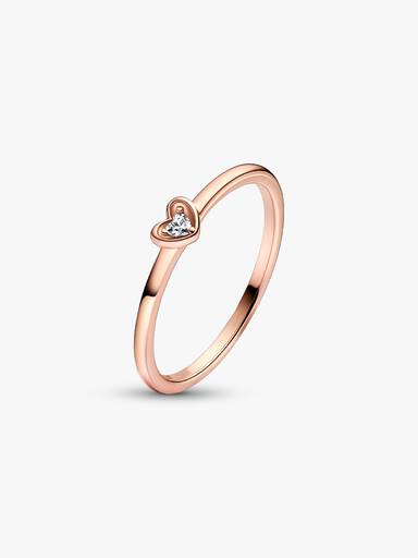 Anello Cuore Splendente