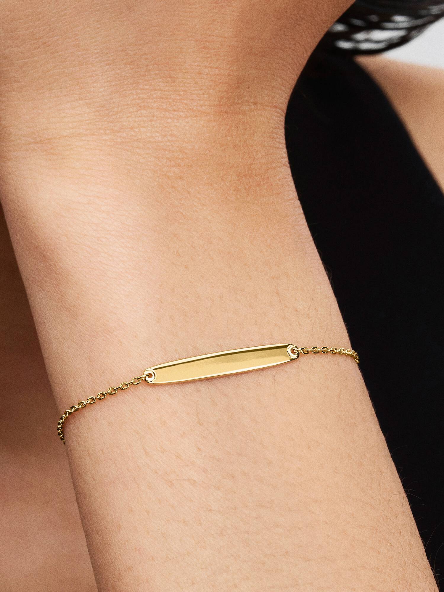 Bracciale con barra da incidere