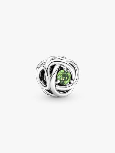 Charm Cerchio Eterno Verde Agosto