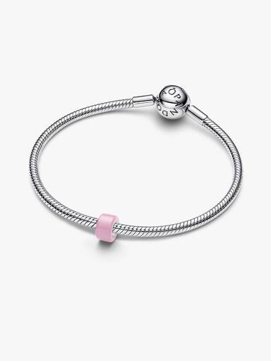 Mini Charm Vetro di Murano Rosa