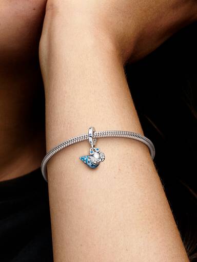 Charm Pendente Paguro che si illumina al buio
