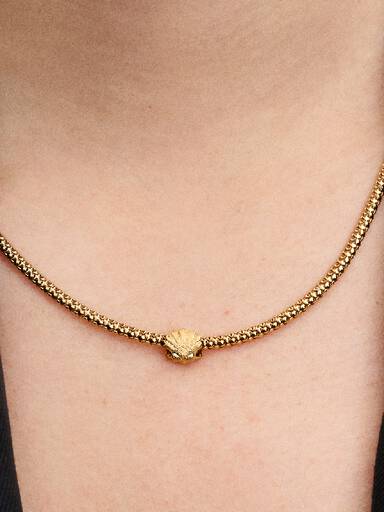 Mini Charm Conchiglia effetto diamantato
