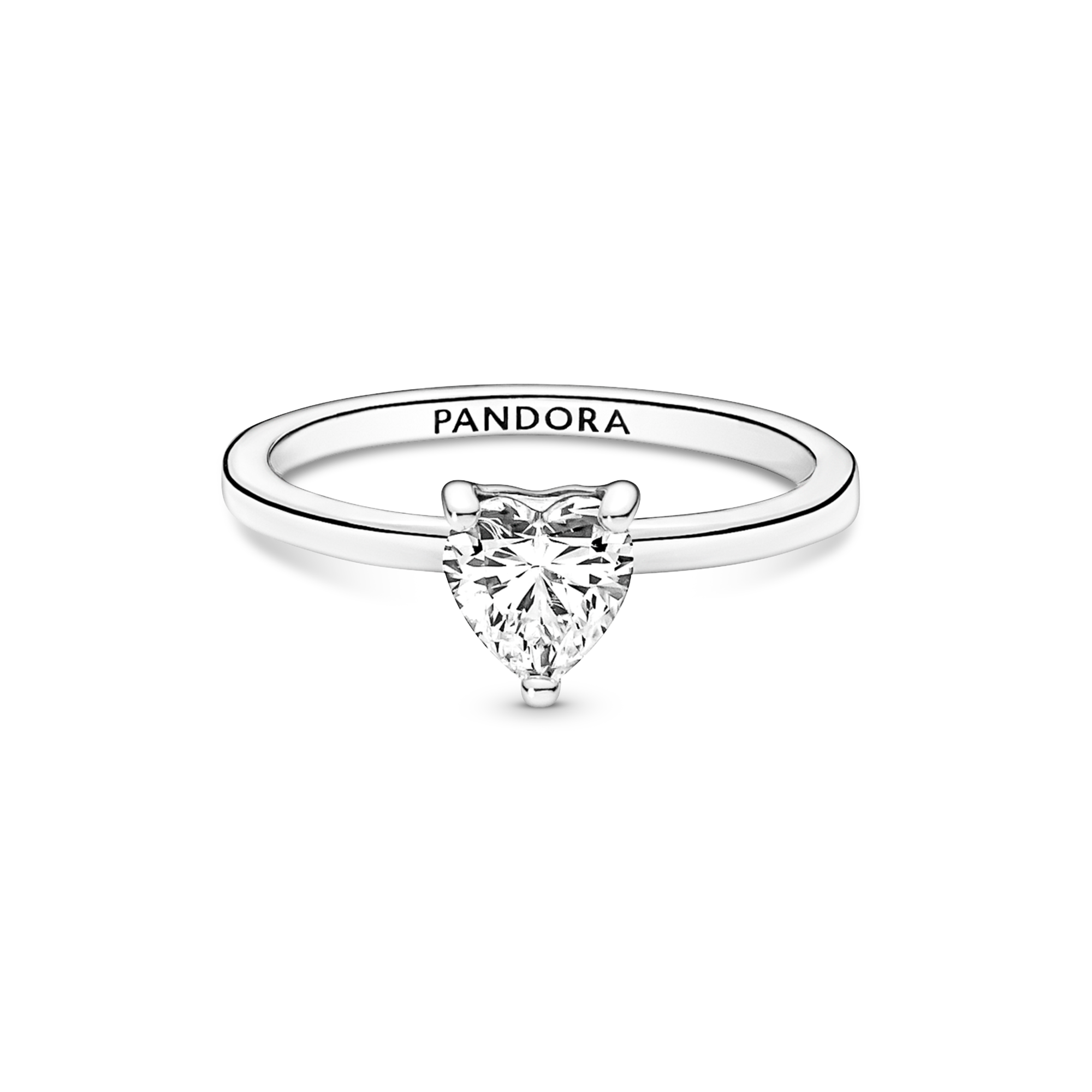 Pandora Anello Solitario con Pietra Cuore