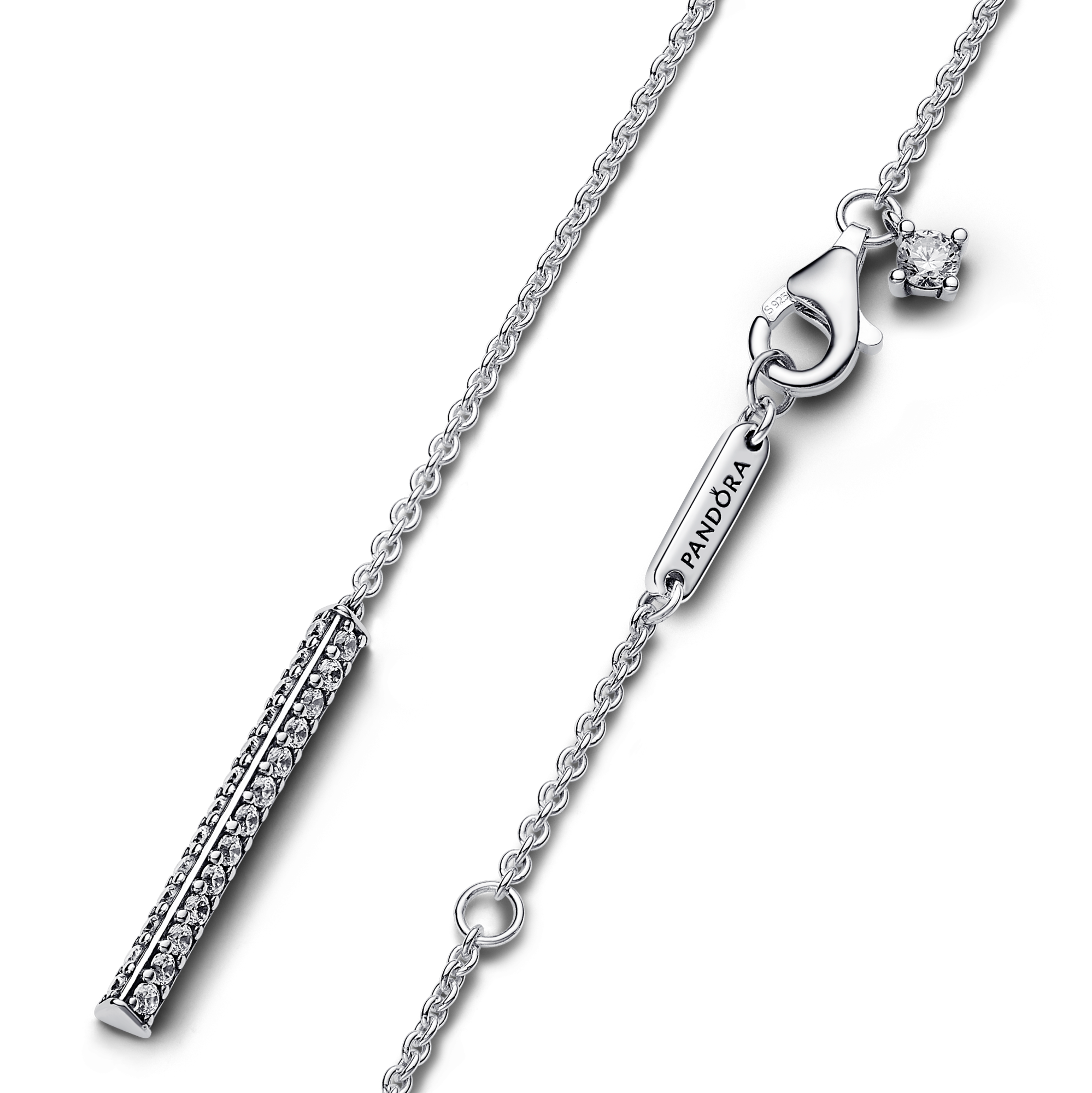 Pandora Collana Pavè Prisma - Argento Sterling 925...