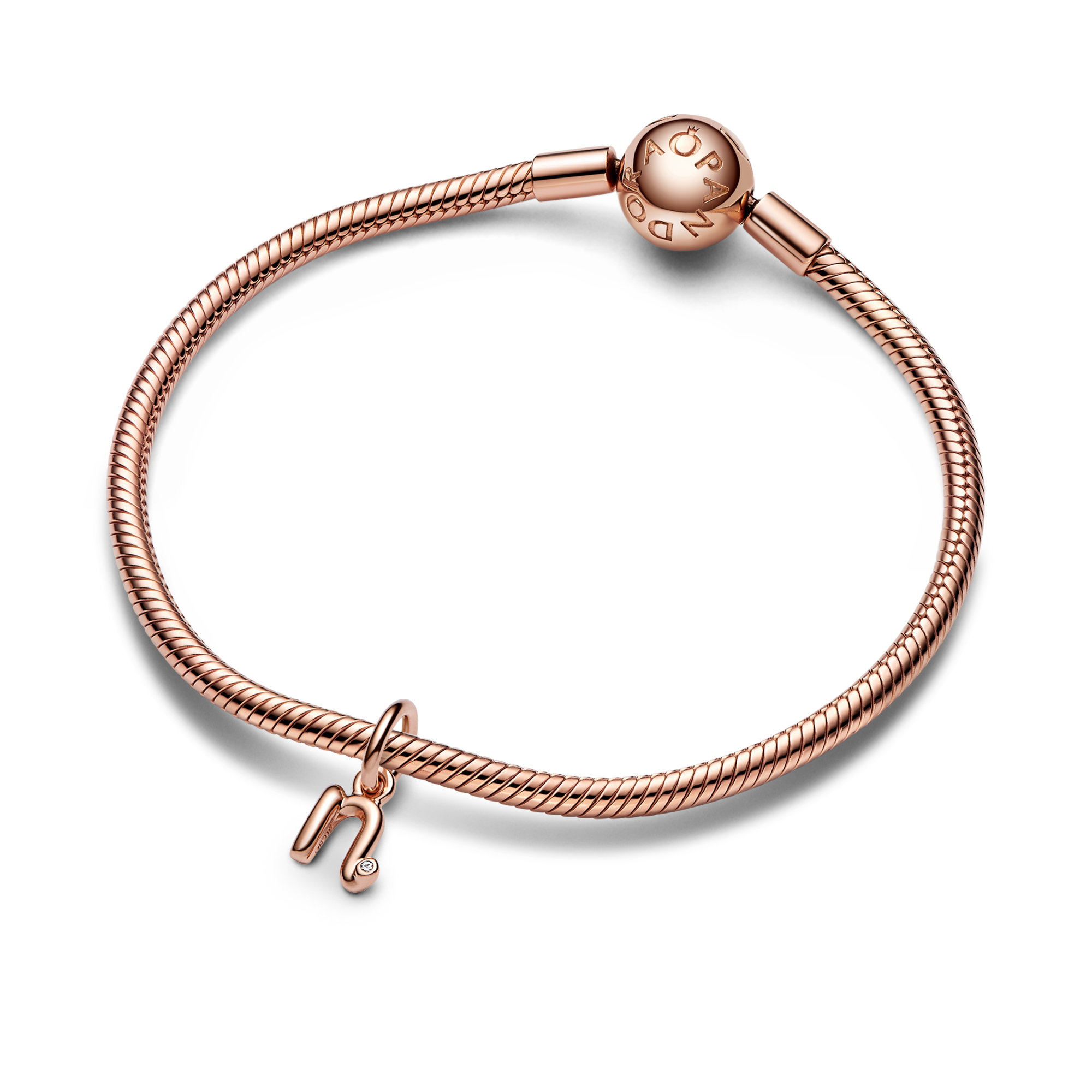 Pandora Charm Pendente Lettera n - Esclusiva lega