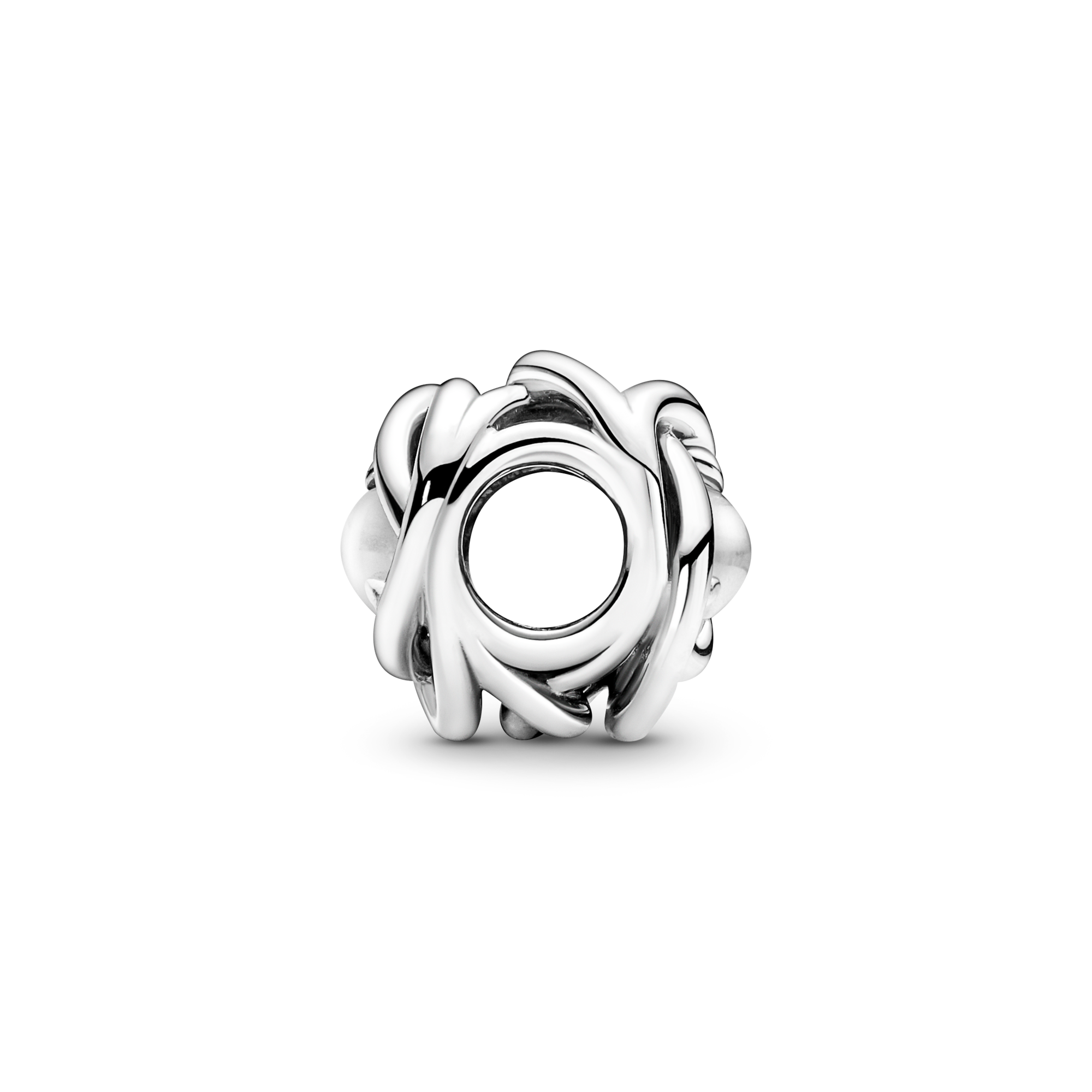 Pandora Charm Cerchio Eterno Bianco Aprile