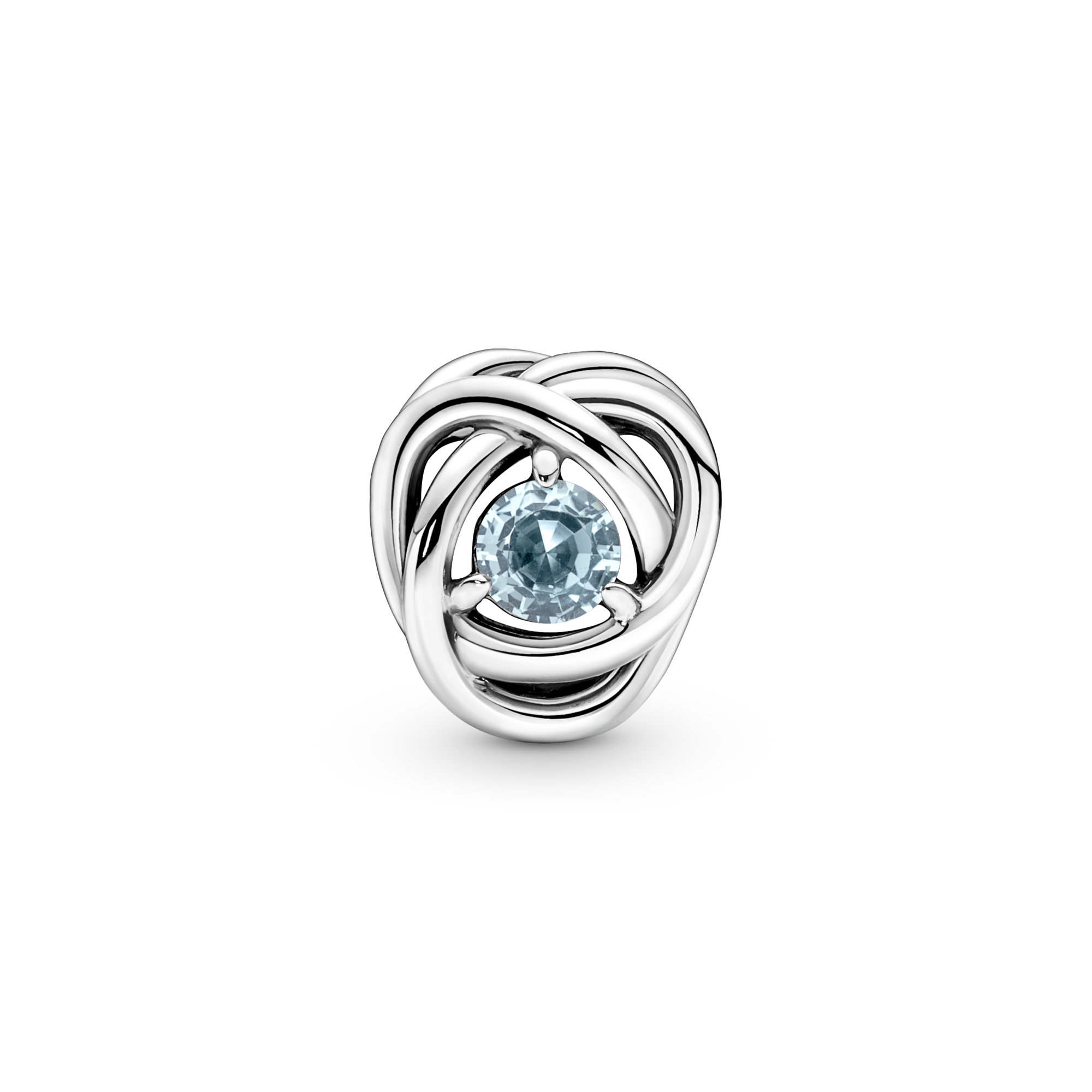 Pandora Charm Cerchio Eterno Azzurro Marzo