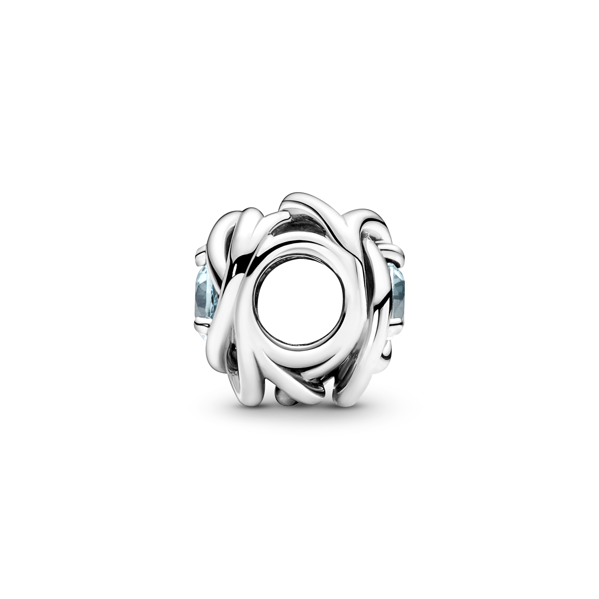 Pandora Charm Cerchio Eterno Azzurro Marzo