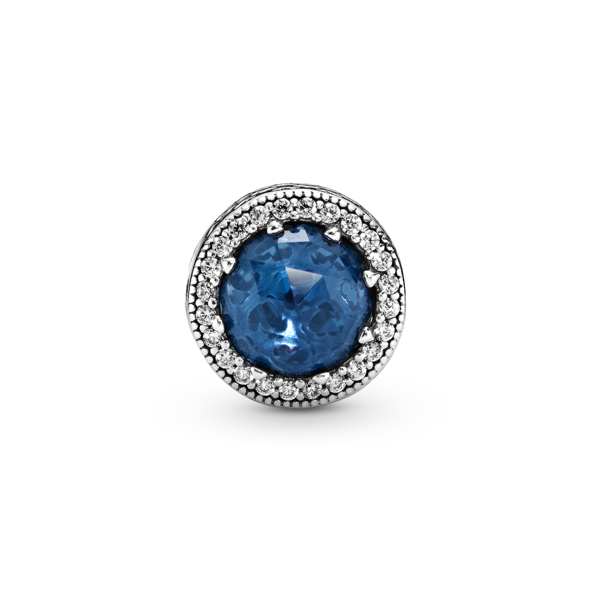 Pandora Charm Pietra Blu - Argento Sterling 925 /