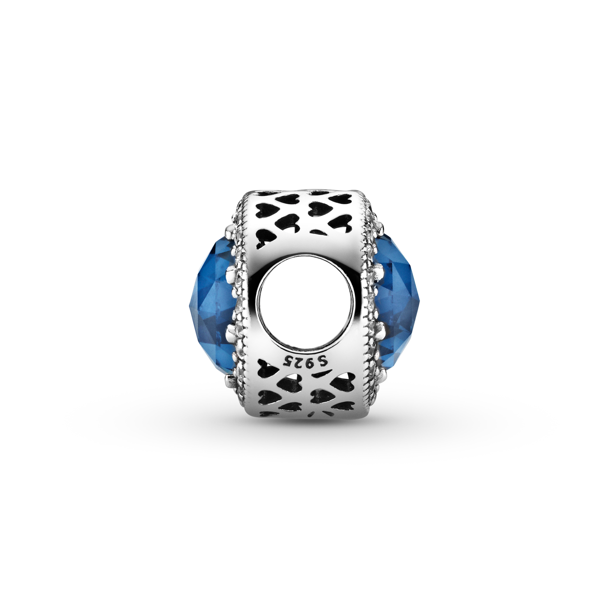 Pandora Charm Pietra Blu - Argento Sterling 925 /