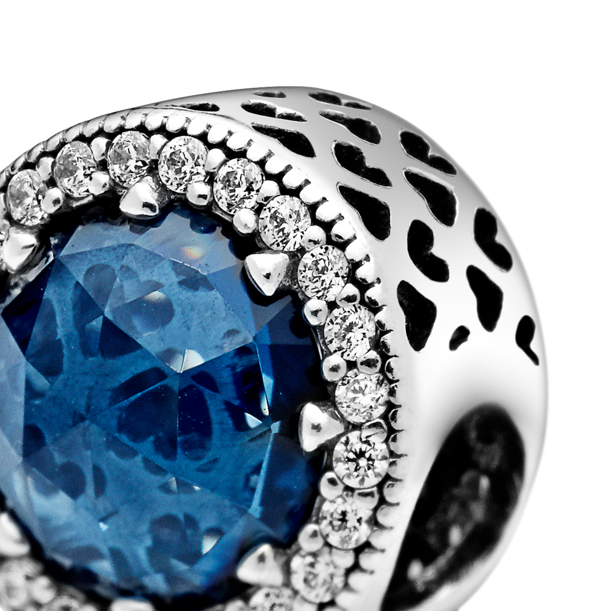 Pandora Charm Pietra Blu - Argento Sterling 925 /