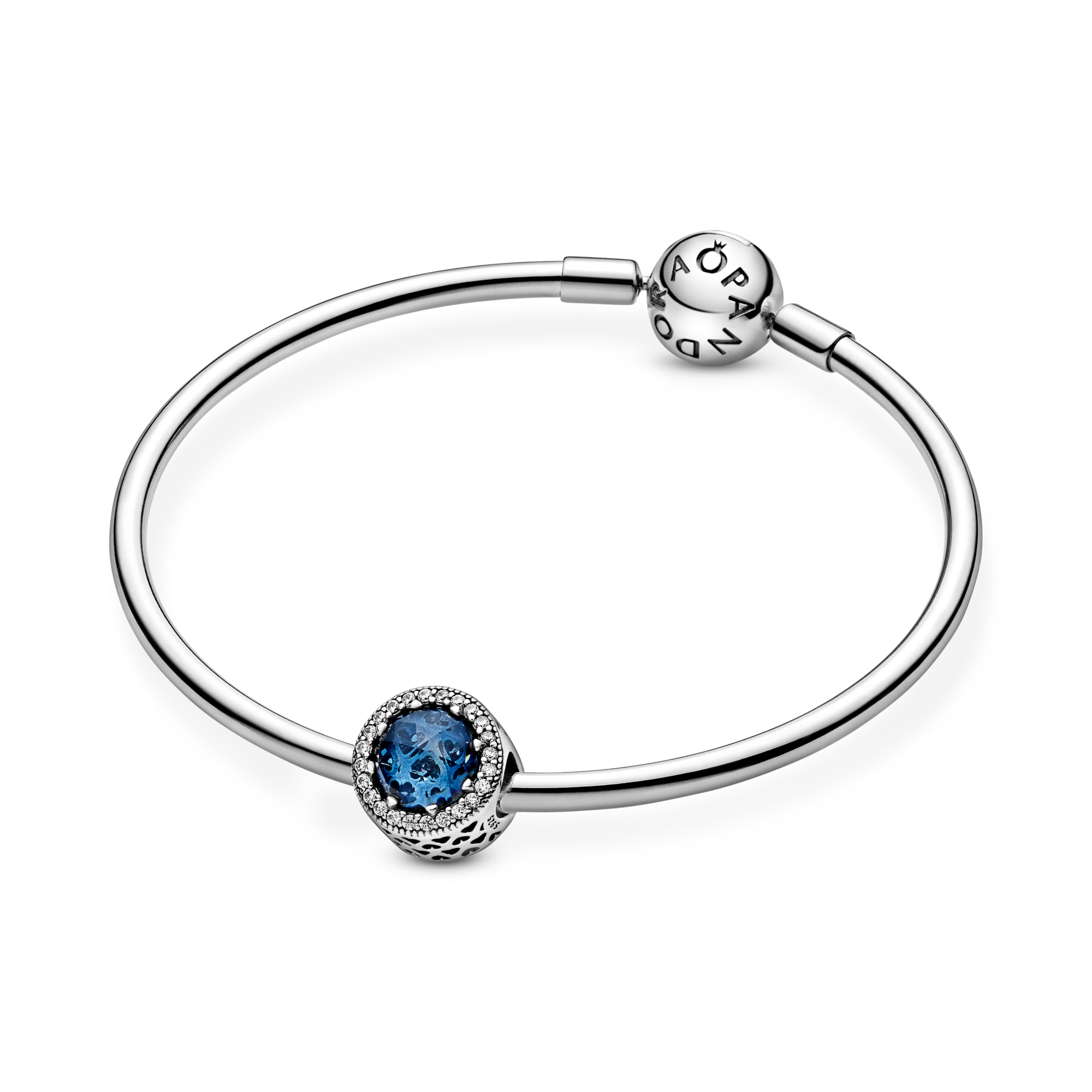 Pandora Charm Pietra Blu - Argento Sterling 925 /