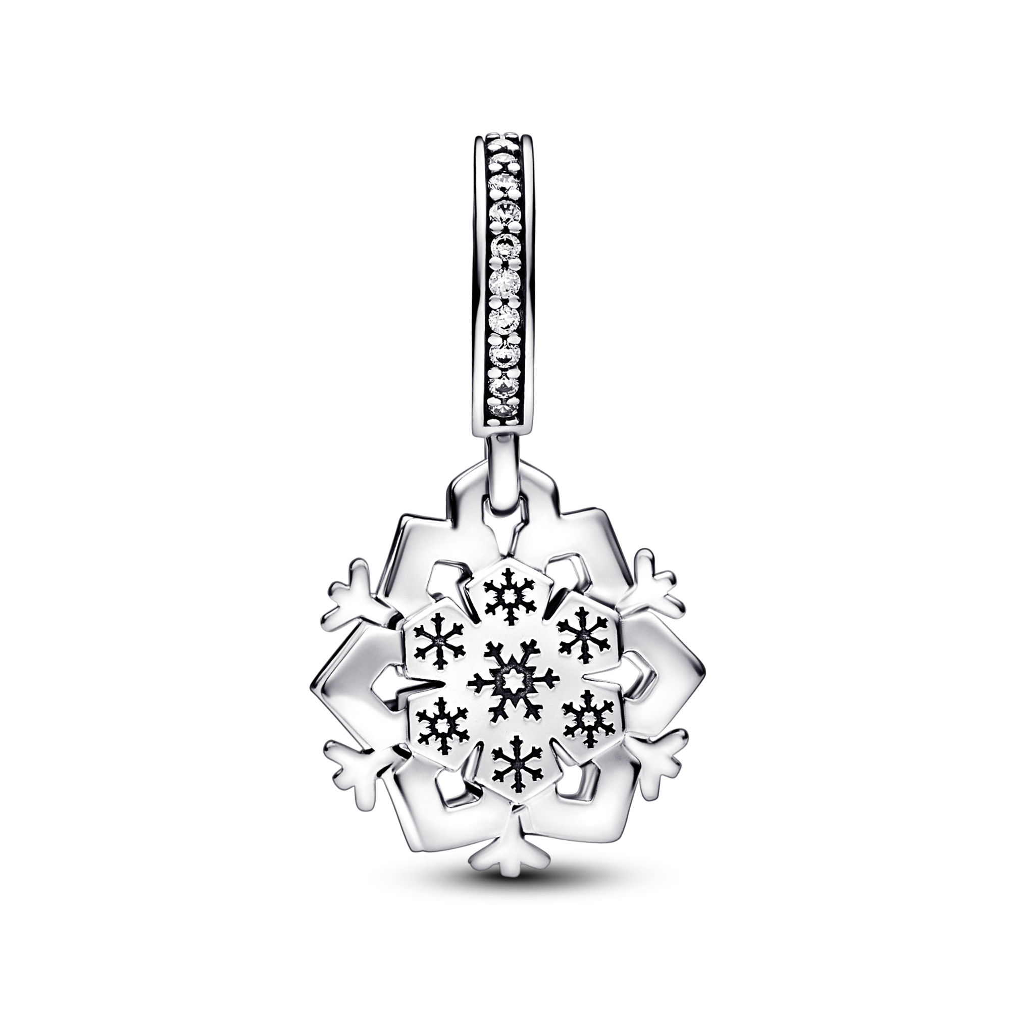 Pandora Charm Pendente Doppio Fiocco di Neve