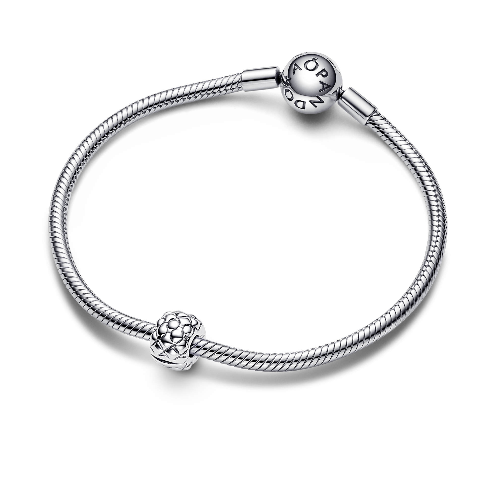Pandora Clip Geometrica - Argento Sterling 925