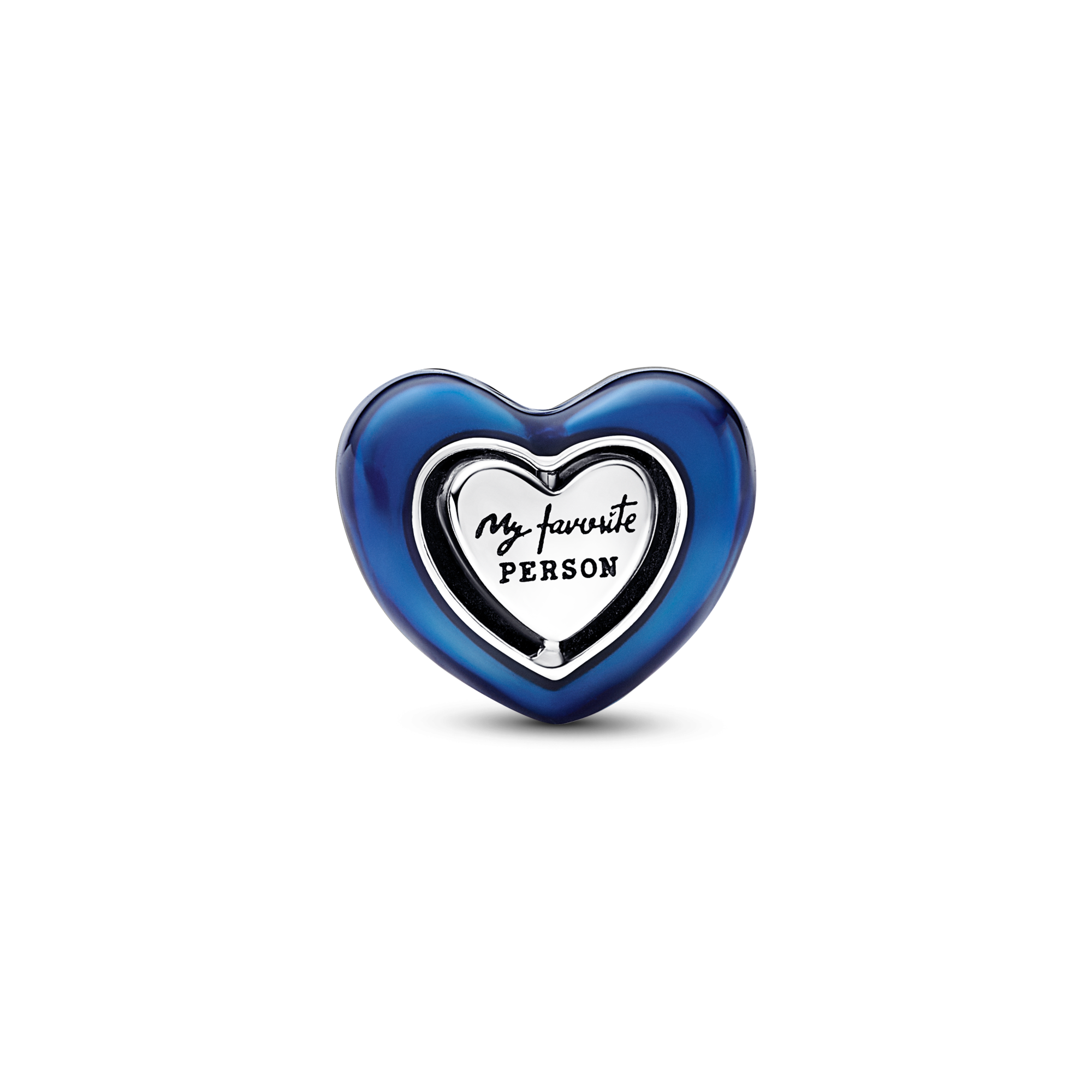 Pandora Charm Cuore Blu Girevole - Smalto /