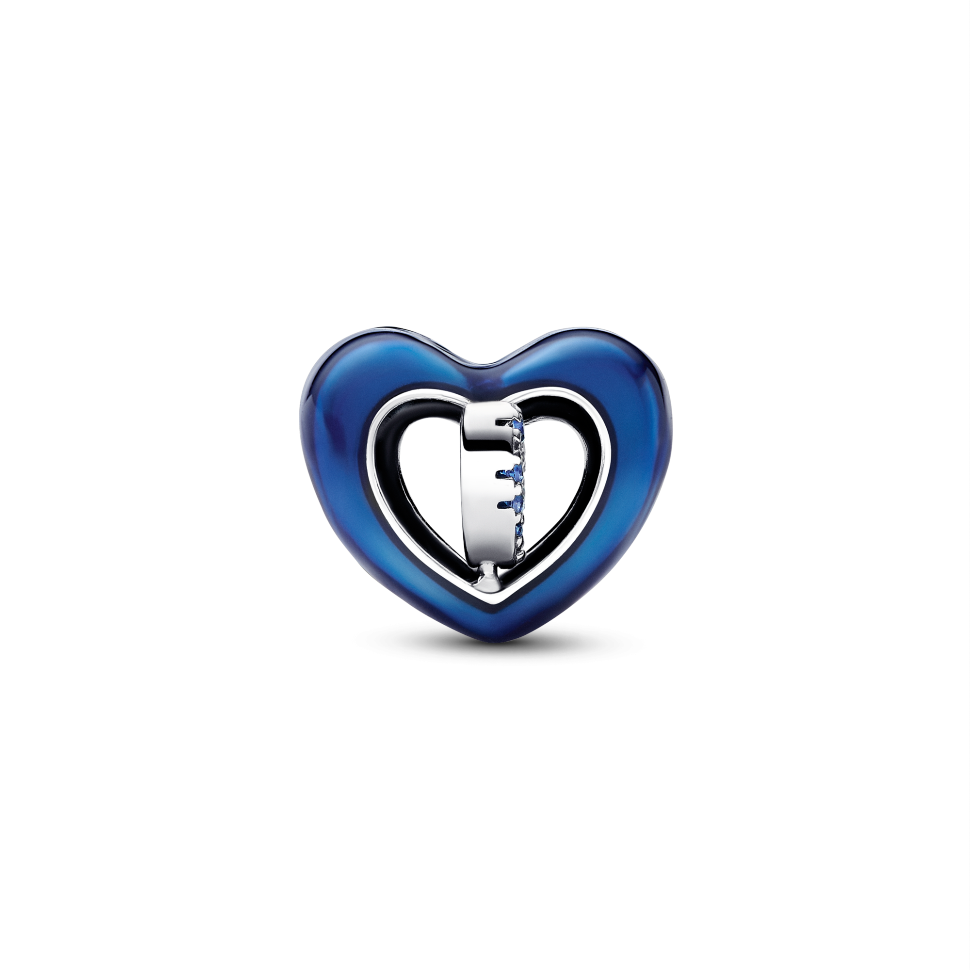 Pandora Charm Cuore Blu Girevole - Smalto /