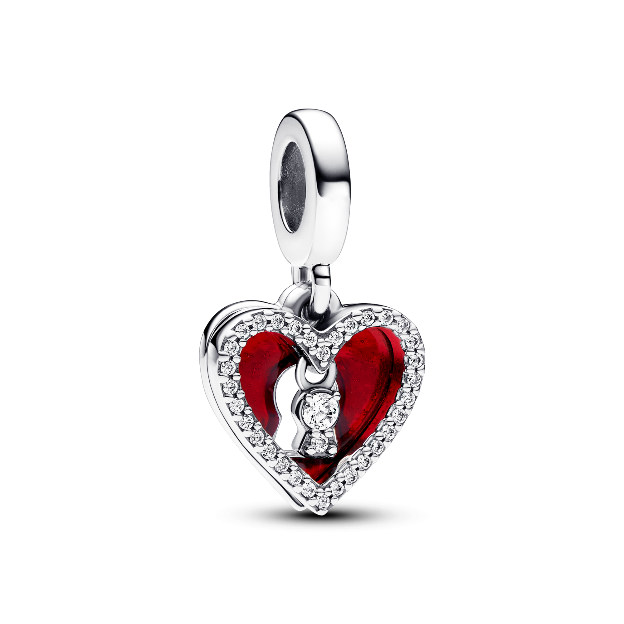 Pandora Cuore Doppio - Argento Sterling 925 /