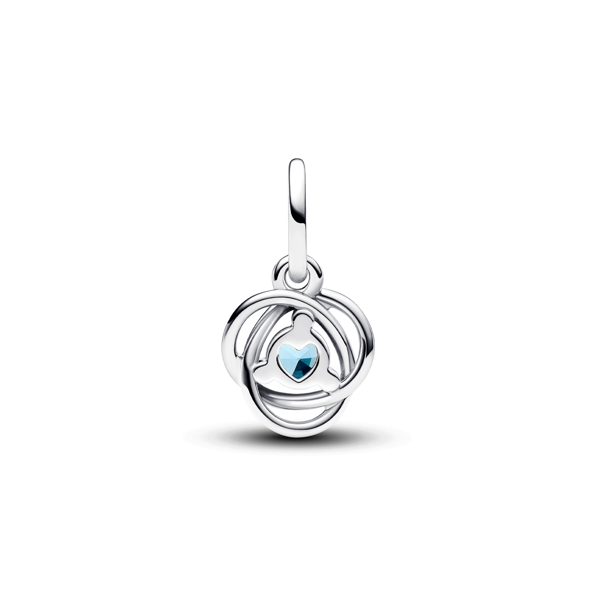 Pandora Pendente Cerchio Eterno Azzurro Marzo