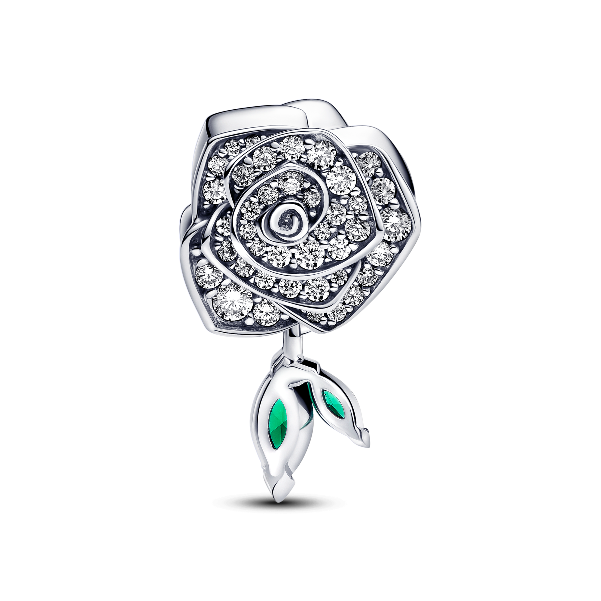 Pandora Charm Rosa Scintillante - Argento Sterling...