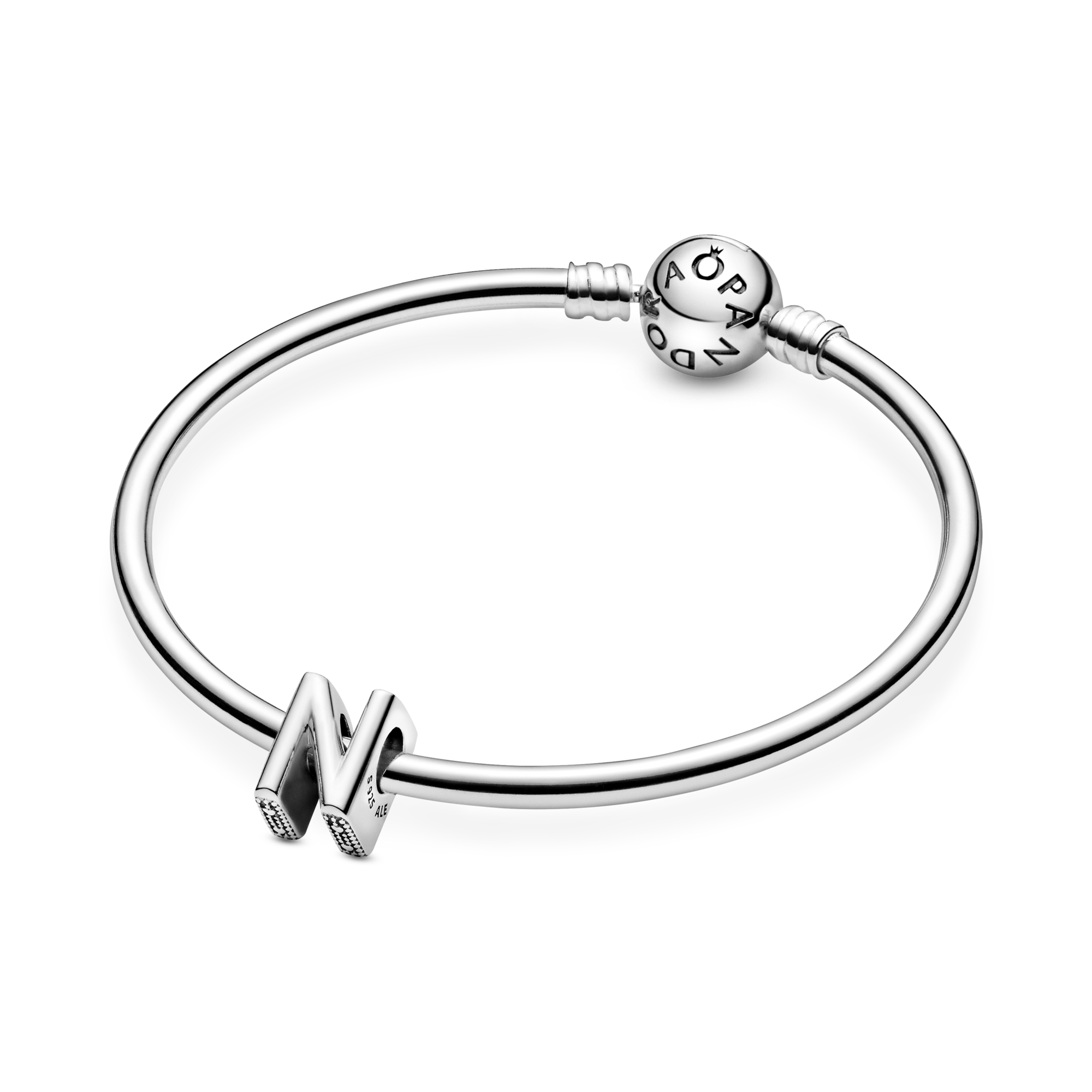 Pandora Charm Lettera N - Argento Sterling 925