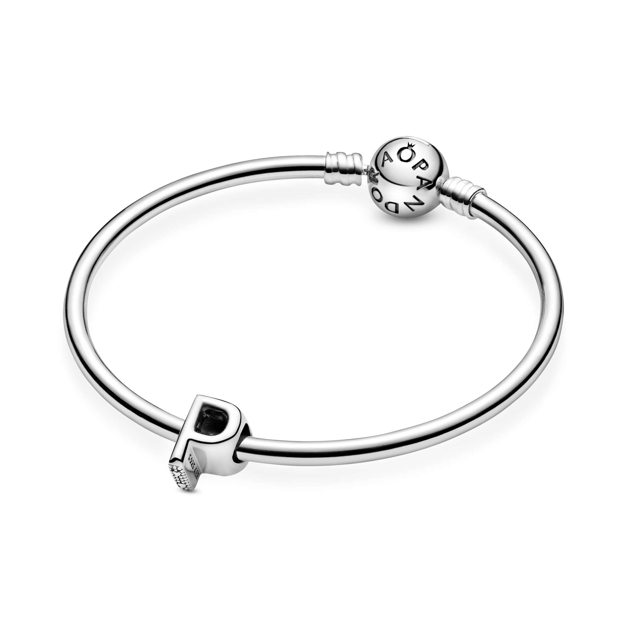 Pandora Charm Lettera P - Argento Sterling 925