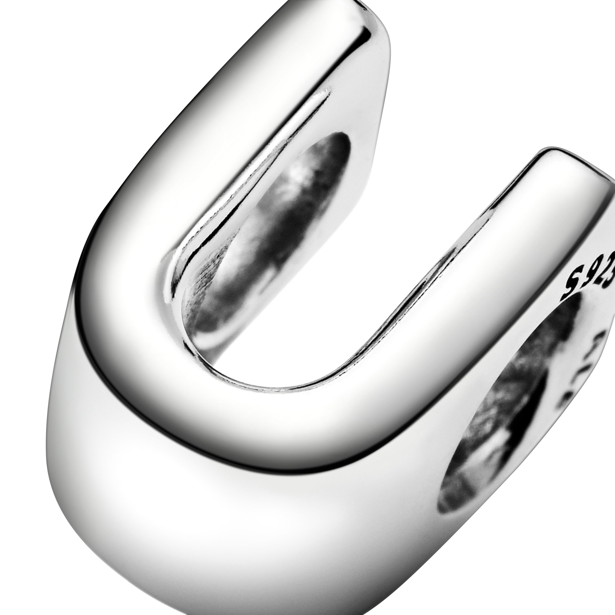 Pandora Charm Lettera U - Argento Sterling 925