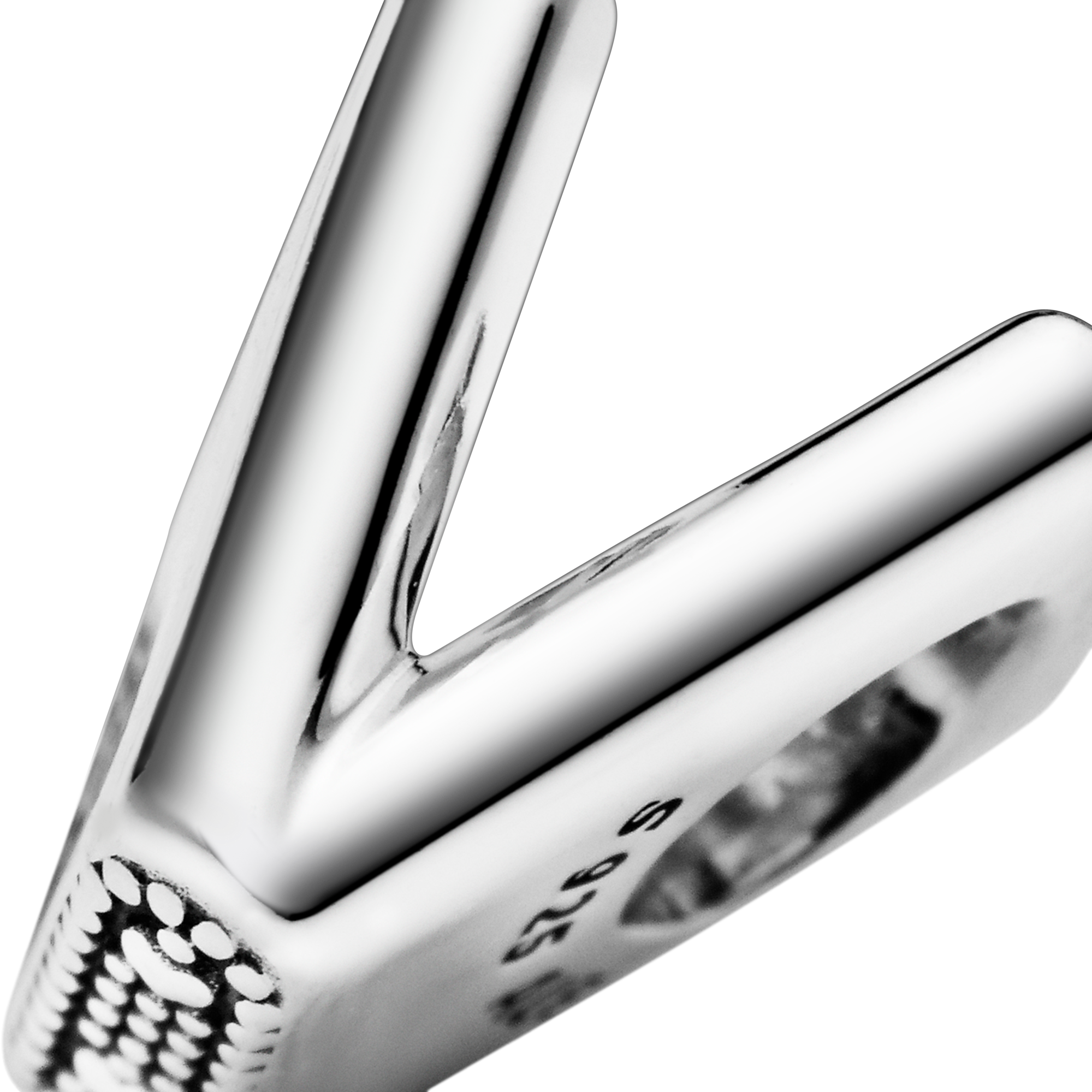 Pandora Charm Lettera V - Argento Sterling 925