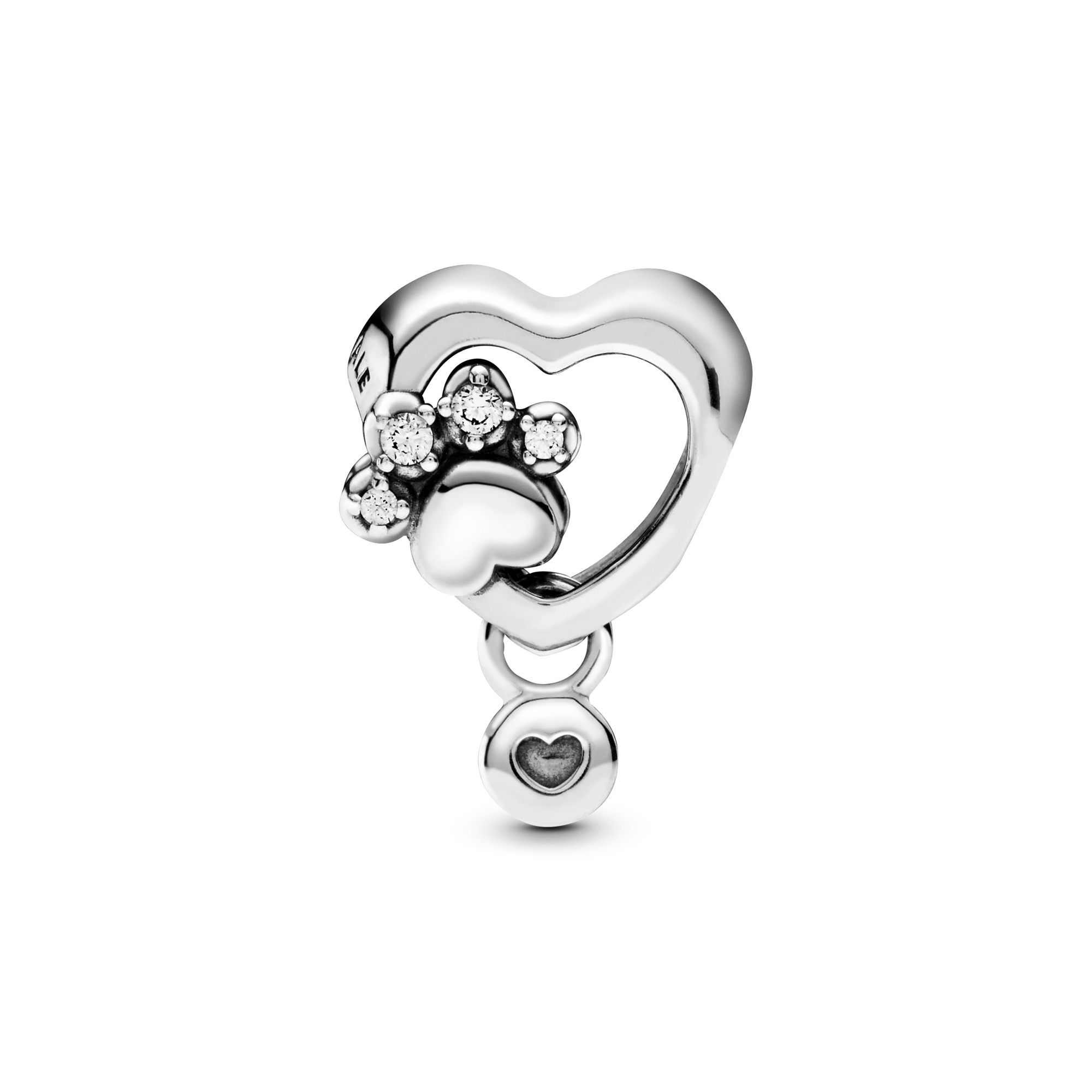 Pandora Charm Zampa e Cuore - Argento Sterling 925...