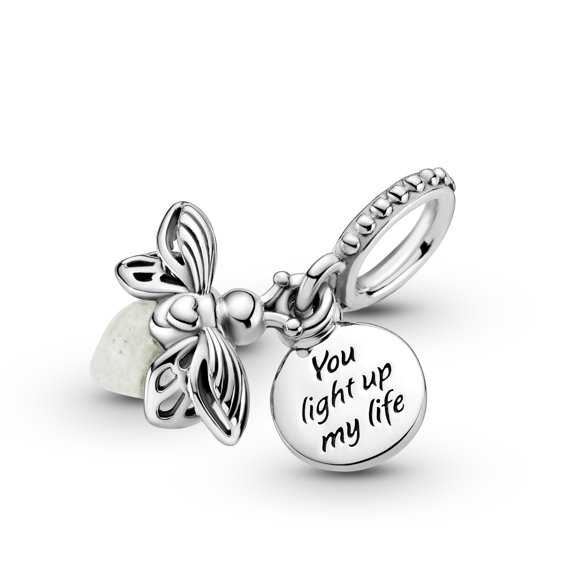 Pandora Charm Pendente Lucciola che si Illumina al...