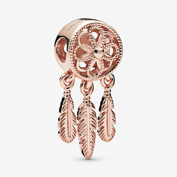 Pandora Charm Acchiappasogni - Esclusiva lega metallica con placcatura in Oro rosa 14K