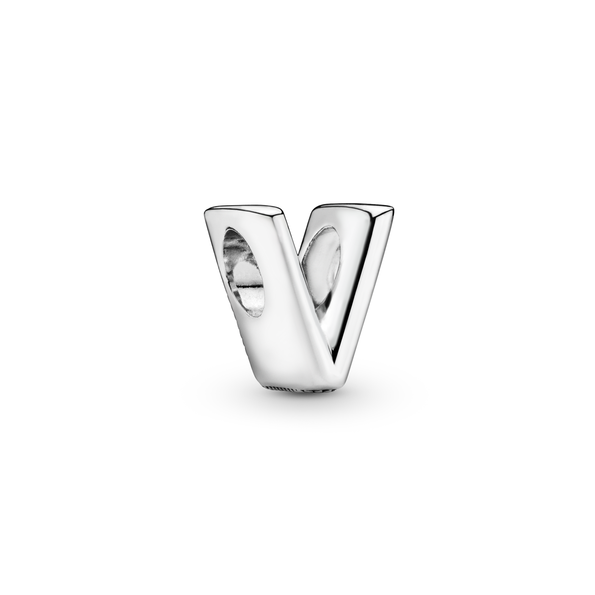Pandora Charm Lettera V - Argento Sterling 925