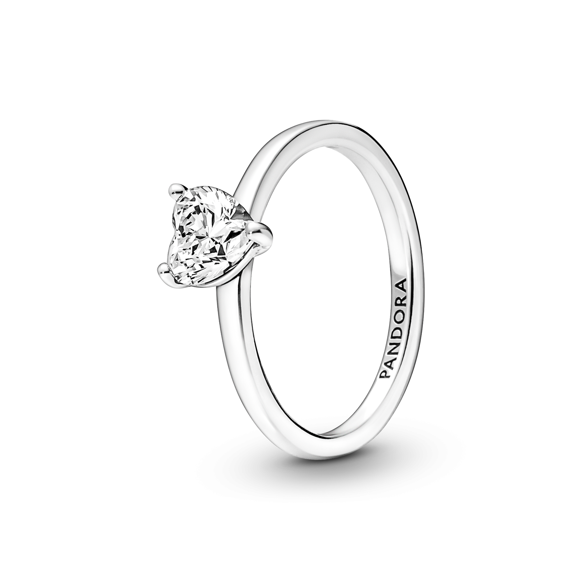 Pandora Anello Solitario con Pietra Cuore