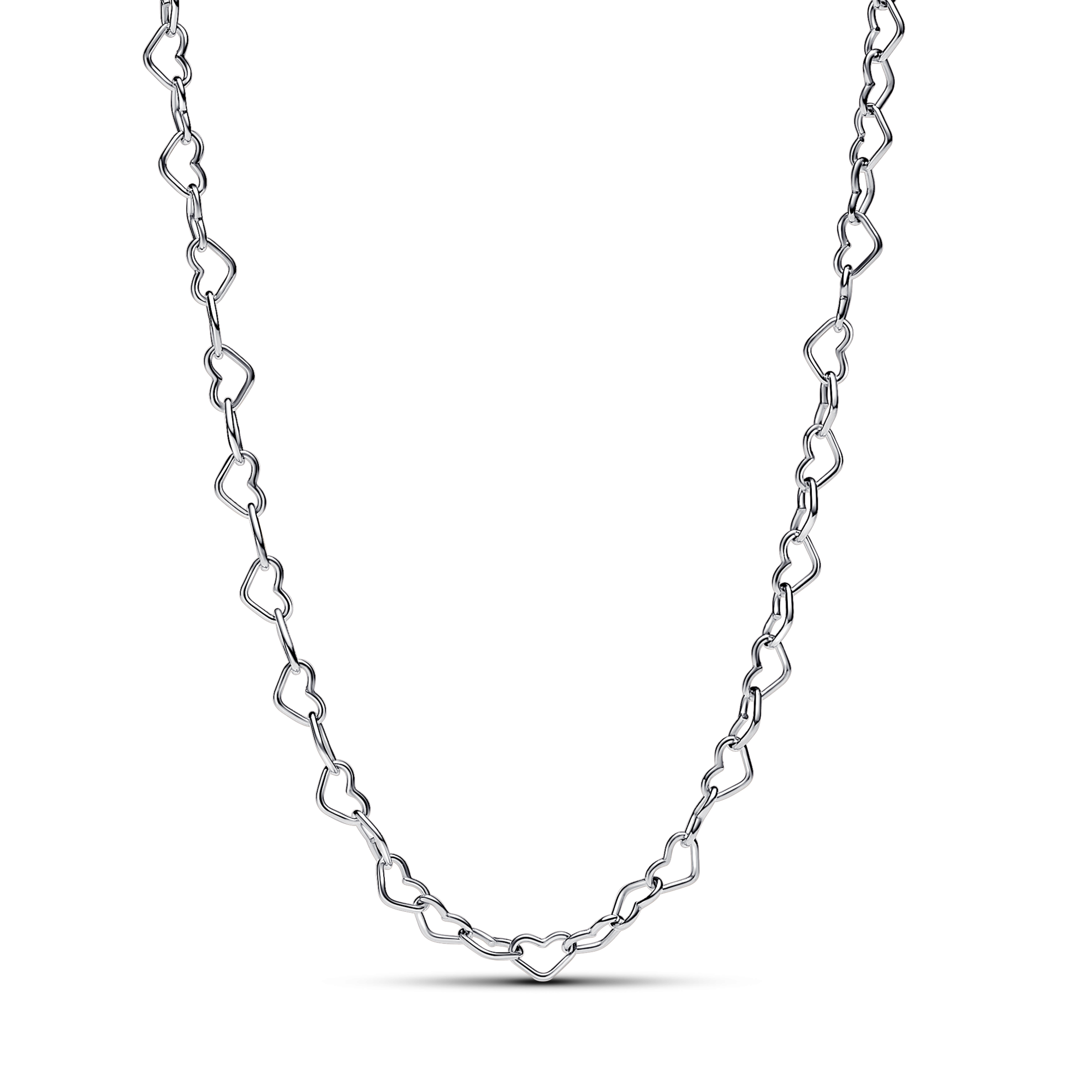 Pandora Collana Catena di Cuori - Argento Sterling...